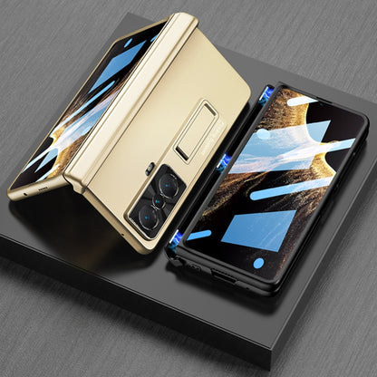 For Honor Magic VS GKK Fold Magnetic Hinge Full Coverage Phone Case(Gold) - Honor Cases by GKK | Online Shopping UK | buy2fix