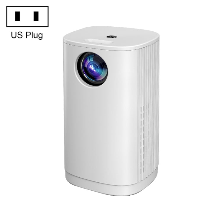 T1 480x360 800 Lumens Portable Mini LED Projector, Specification:US Plug(White) - Consumer Electronics by buy2fix | Online Shopping UK | buy2fix