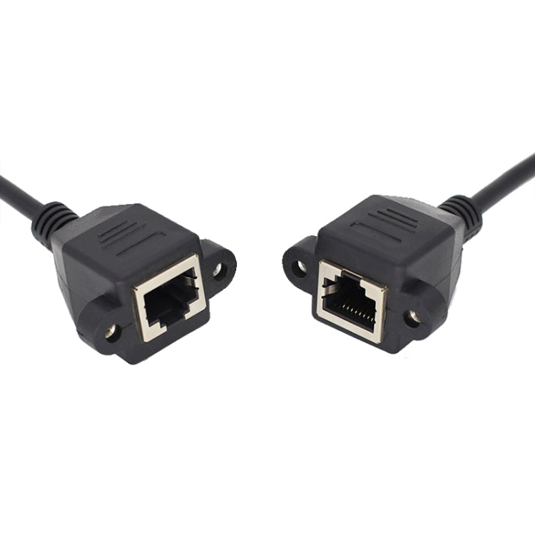 RJ45 Female to Female LAN Extension Cable with Screw Lock, Length:2m -  by buy2fix | Online Shopping UK | buy2fix