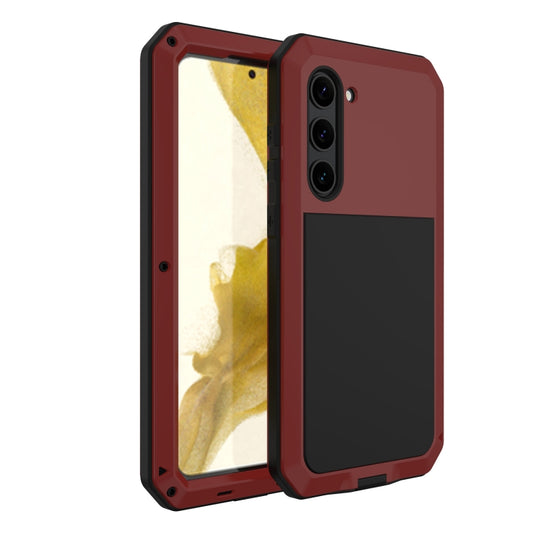 For Samsung Galaxy S23+ 5G RedPepper 360 Full Body Rugged Metal Life Waterproof Phone Case(Red) - Galaxy S23+ 5G Cases by RedPepper | Online Shopping UK | buy2fix
