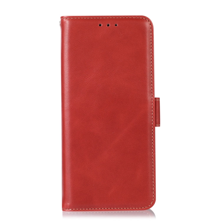 For OnePlus Ace 2 5G Crazy Horse Top Layer Cowhide Leather Phone Case(Red) - OnePlus Cases by buy2fix | Online Shopping UK | buy2fix