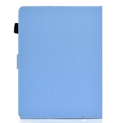 For 8 inch Solid Color Tablet PC Universal Magnetic Horizontal Flip Leather Case with Card Slots & Holder(Blue) - Mobile Accessories by buy2fix | Online Shopping UK | buy2fix