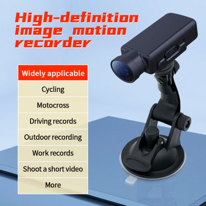 JNN V17 1080P HD Wide Angle Video Sports Recorder with Stand, Capacity:128G(Black) - Digital Video Recorder by JNN | Online Shopping UK | buy2fix