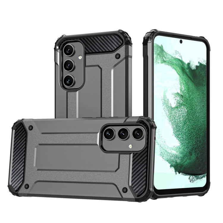 For Samsung Galaxy A54 5G Magic Armor TPU Hard PC Phone Case(Grey) - Galaxy Phone Cases by buy2fix | Online Shopping UK | buy2fix