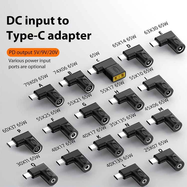 7.4x0.6mm 65W DC Input to USB-C / Type-C PD Power Adapter - Computer & Networking by buy2fix | Online Shopping UK | buy2fix