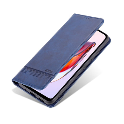 For Xiaomi Redmi 12C / Redmi 11A / Poco C55 AZNS Magnetic Calf Texture Flip Leather Phone Case(Dark Blue) - Xiaomi Cases by AZNS | Online Shopping UK | buy2fix