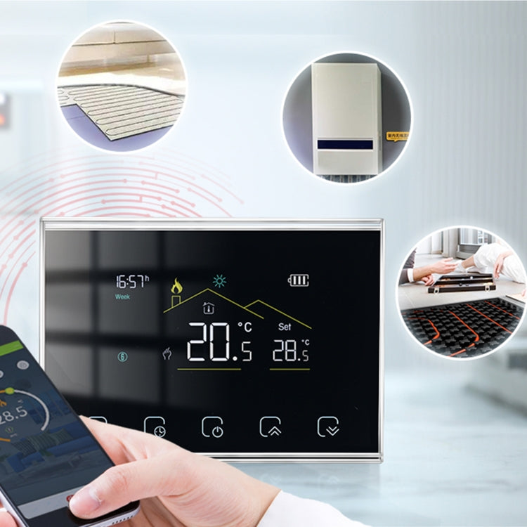 BHT-8000RF-VA- GACW Wireless Smart LED Screen Thermostat With WiFi, Specification:Water Boiler Heating - Consumer Electronics by buy2fix | Online Shopping UK | buy2fix