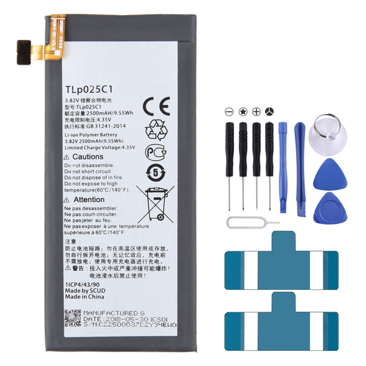 For Alcatel OneTouch Pop 4 Plus 5056E 2500mAh Battery Replacement TLP025C1 - Others by buy2fix | Online Shopping UK | buy2fix