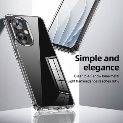 For OnePlus Nord CE 3 Lite Armor Clear TPU Hard PC Phone Case(Matte Black) - OnePlus Cases by buy2fix | Online Shopping UK | buy2fix