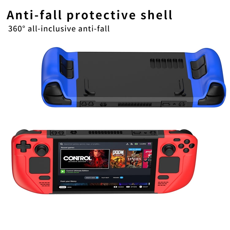 GKK For Steam Deck Color Contrast Anti-fall Game Console Case(Black) - Cover Case by GKK | Online Shopping UK | buy2fix