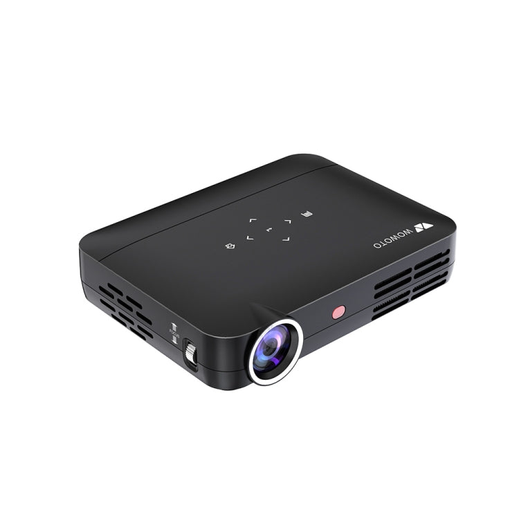 WOWOTO H10S TIDLP DMD 0.45 inch 1280 x 800 4K 500ANSI RGB LED Smart Projector(UK Plug) -  by WOWOTO | Online Shopping UK | buy2fix