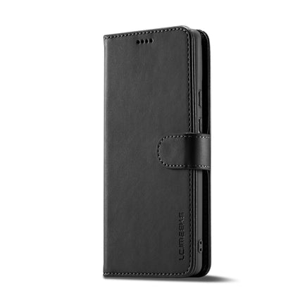 For Google Pixel 8 LC.IMEEKE Calf Texture Horizontal Flip Leather Phone Case(Black) - Google Cases by LC.IMEEKE | Online Shopping UK | buy2fix