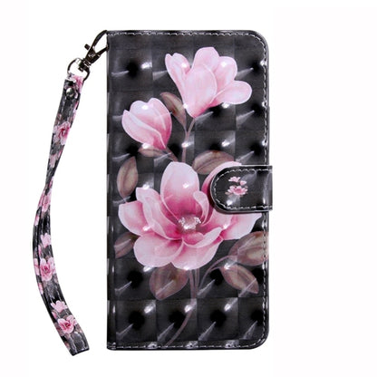 For Xiaomi 13 Ultra 3D Painted Pattern Leather Phone Case(Pink Flower) - 13 Ultra Cases by buy2fix | Online Shopping UK | buy2fix
