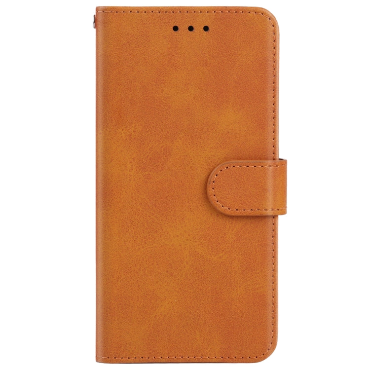 For iPhone 15 Plus Leather Phone Case(Brown) - iPhone 15 Plus Cases by buy2fix | Online Shopping UK | buy2fix