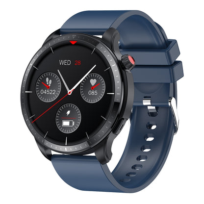 T52 1.39 inch IP67 Waterproof Silicone Band Smart Watch Supports Bluetooth Call / Blood Oxygen / Body Temperature Monitoring(Blue) - Smart Watches by buy2fix | Online Shopping UK | buy2fix