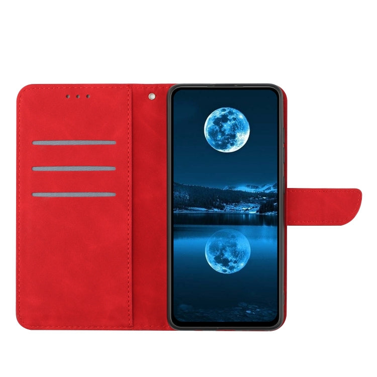 For Sony Xperia 1 III Stitching Embossed Leather Phone Case(Red) - Sony Cases by buy2fix | Online Shopping UK | buy2fix