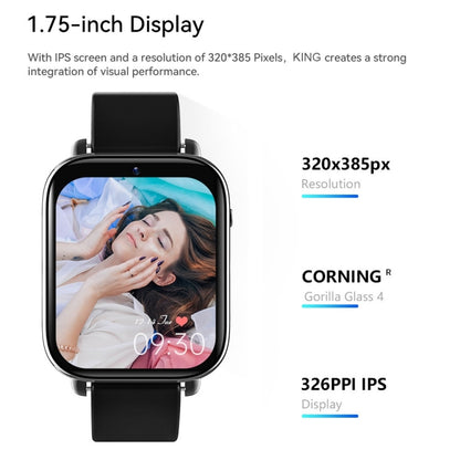 LEMFO Z20 1.75 inch Screen 4G LTE Smart Watch Android 9 OS 1GB+16GB(Black) - Smart Watches by buy2fix | Online Shopping UK | buy2fix