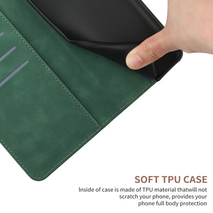 For Xiaomi 13 Stitching Embossed Leather Phone Case(Green) - 13 Cases by buy2fix | Online Shopping UK | buy2fix