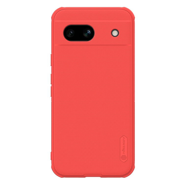 For Google Pixel 8a NILLKIN Frosted Shield Pro PC + TPU Phone Case(Red) - Google Cases by NILLKIN | Online Shopping UK | buy2fix