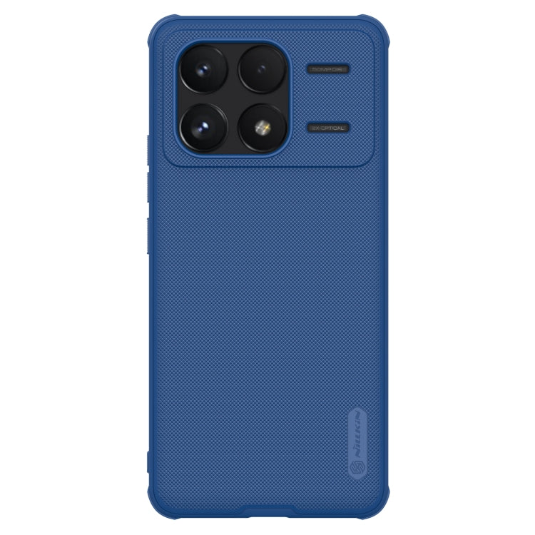 For Xiaomi Redmi K70 / K70 Pro NILLKIN Frosted Shield Pro PC + TPU Phone Case(Blue) - K70 Pro Cases by NILLKIN | Online Shopping UK | buy2fix