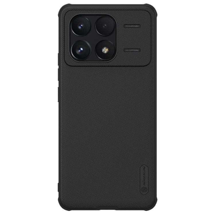 For Xiaomi Redmi K70 / K70 Pro NILLKIN Frosted Shield Pro PC + TPU Phone Case(Black) - K70 Pro Cases by NILLKIN | Online Shopping UK | buy2fix