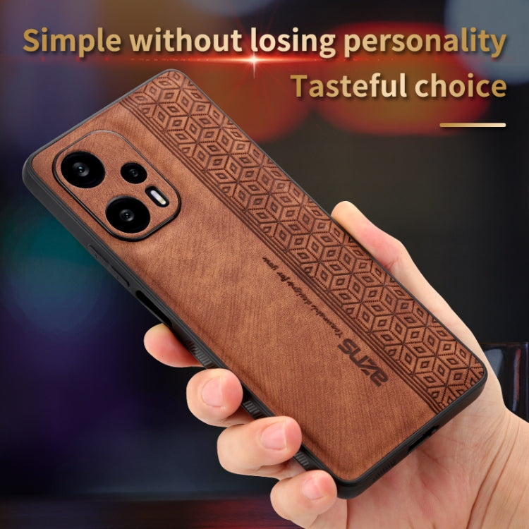 For Xiaomi Redmi Note 12 Turbo / Poco F5 AZNS 3D Embossed Skin Feel Phone Case(Black) - Xiaomi Cases by AZNS | Online Shopping UK | buy2fix