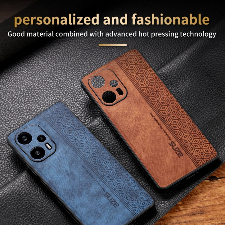 For Xiaomi Redmi Note 12 Turbo / Poco F5 AZNS 3D Embossed Skin Feel Phone Case(Black) - Xiaomi Cases by AZNS | Online Shopping UK | buy2fix