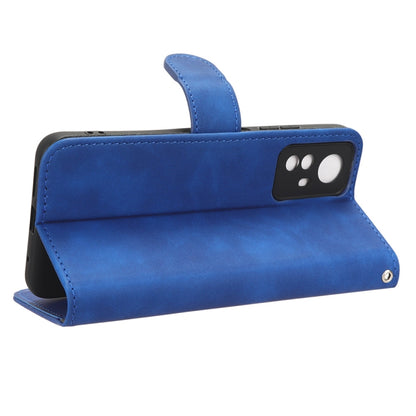 For Xiaomi Redmi Note 12S 4G Skin Feel Magnetic Flip Leather Phone Case(Blue) - Xiaomi Cases by buy2fix | Online Shopping UK | buy2fix