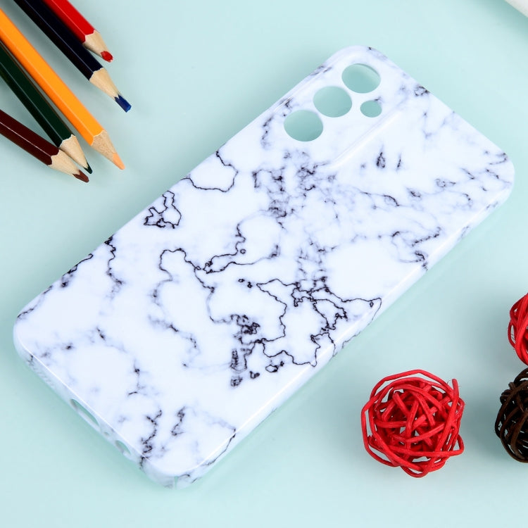 For Samsung Galaxy S22 Ultra 5G Marble Pattern Phone Case(Green White) - Galaxy S22 Ultra 5G Cases by buy2fix | Online Shopping UK | buy2fix