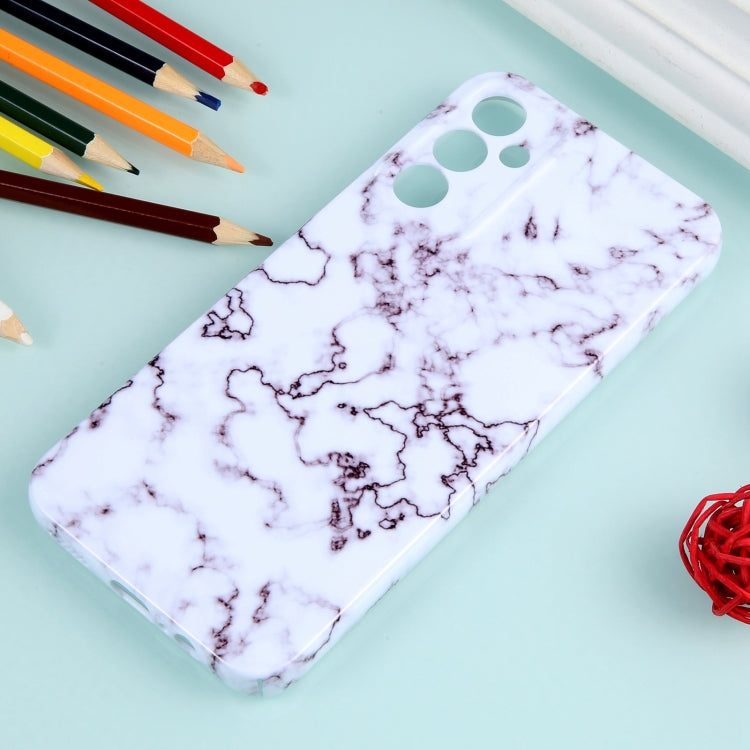 For Samsung Galaxy A34 Marble Pattern Phone Case(Red White) - Galaxy Phone Cases by buy2fix | Online Shopping UK | buy2fix