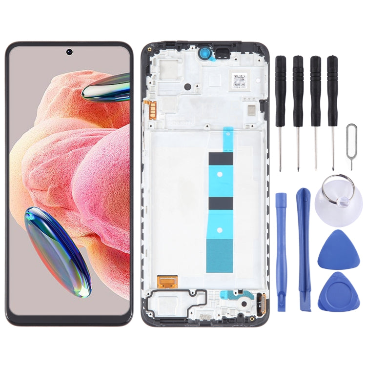 AMOLED Material Original LCD Screen For Xiaomi Redmi Note 12 4G Digitizer Full Assembly with Frame - LCD Screen by buy2fix | Online Shopping UK | buy2fix