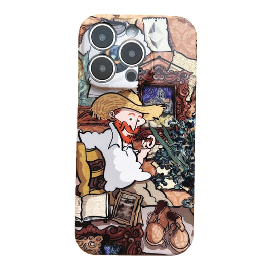 For iPhone 11 Pro Max Precise Hole Oil Painting Pattern PC Phone Case(Tobacco Pipe) - iPhone 11 Pro Max Cases by buy2fix | Online Shopping UK | buy2fix