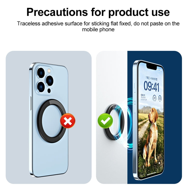 Universal Magic Wall Sticker Pad Phone Holder(White) - Hand-Sticking Bracket by buy2fix | Online Shopping UK | buy2fix