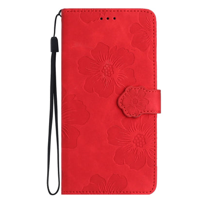 For Xiaomi 13 Pro Flower Embossing Pattern Leather Phone Case(Red) - 13 Pro Cases by buy2fix | Online Shopping UK | buy2fix