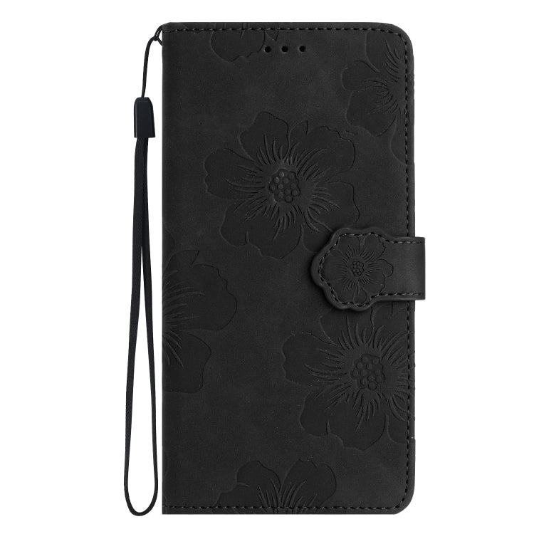 For Xiaomi 13 Pro Flower Embossing Pattern Leather Phone Case(Black) - 13 Pro Cases by buy2fix | Online Shopping UK | buy2fix