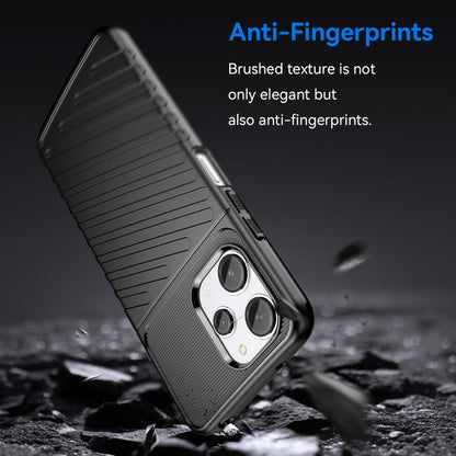 For Xiaomi Redmi 12 Thunderbolt Shockproof TPU Protective Soft Phone Case(Black) - Xiaomi Cases by buy2fix | Online Shopping UK | buy2fix