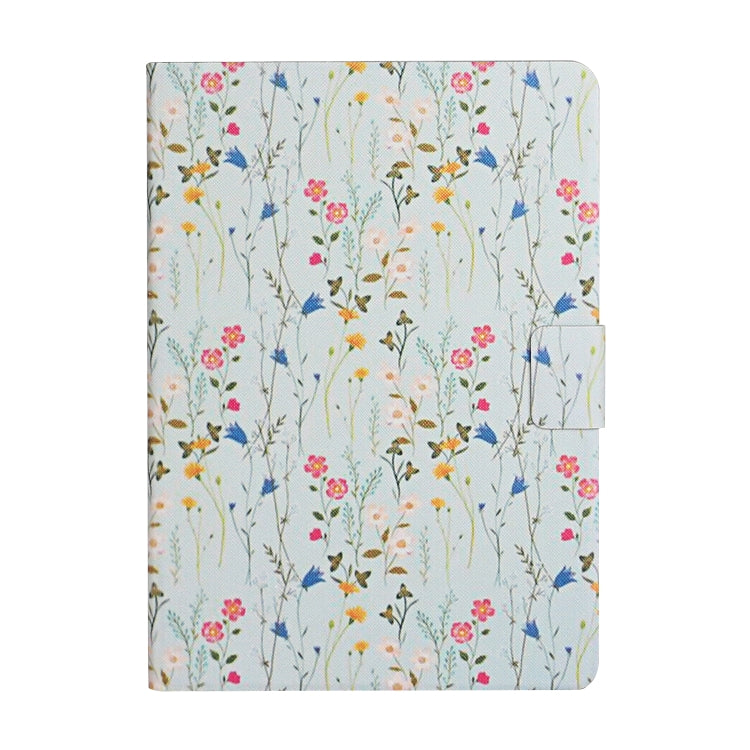 For Amazon Kindle Fire 7 (2019) Flower Pattern Horizontal Flip Leather Case with Card Slots & Holder(Small Floral) - Mobile Accessories by buy2fix | Online Shopping UK | buy2fix