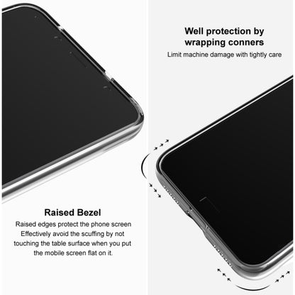 For Google Pixel 7a IMAK UX-5 Series Transparent Shockproof TPU Protective Phone Case(Transparent Black) - Google Cases by imak | Online Shopping UK | buy2fix