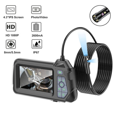 M60 4.3 inch Dual Camera with Screen Endoscope, Length:1m(5mm) -  by buy2fix | Online Shopping UK | buy2fix