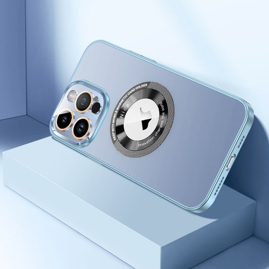 For iPhone 13 Pro CD Texture MagSafe Magnetic Phone Case(Sierra Blue) - iPhone 13 Pro Cases by buy2fix | Online Shopping UK | buy2fix