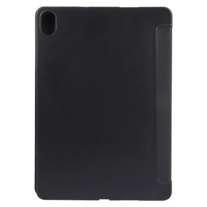 For Huawei MatePad Air 11.5 GEBEI 3-folding Holder Shockproof Flip Leather Tablet Case(Black) - Huawei by GEBEI | Online Shopping UK | buy2fix