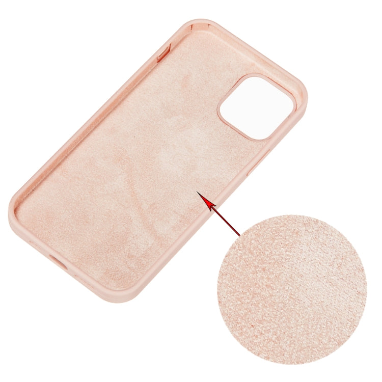 For iPhone 15 Solid Color Silicone Phone Case(Sand Pink) - iPhone 15 Cases by buy2fix | Online Shopping UK | buy2fix