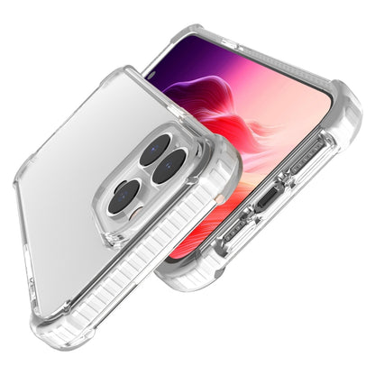 For iPhone 15 Pro Four-corner Shockproof TPU + Acrylic Phone Case(Transparent) - iPhone 15 Pro Cases by buy2fix | Online Shopping UK | buy2fix