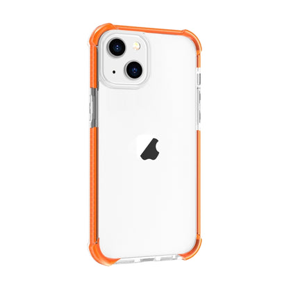 For iPhone 15 Four-corner Shockproof TPU + Acrylic Phone Case(Orange) - iPhone 15 Cases by buy2fix | Online Shopping UK | buy2fix