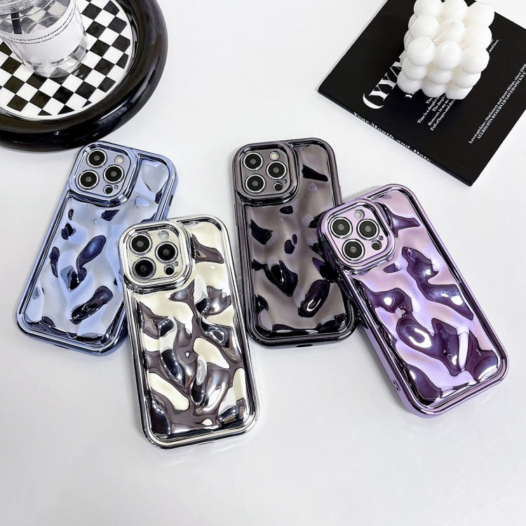 For iPhone 14 Pro Electroplating Meteorite Texture TPU Phone Case(Black) - iPhone 14 Pro Cases by buy2fix | Online Shopping UK | buy2fix