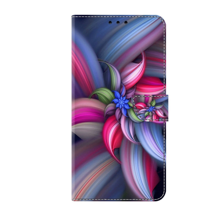For Xiaomi Redmi 9 Crystal 3D Shockproof Protective Leather Phone Case(Colorful Flower) - Xiaomi Cases by buy2fix | Online Shopping UK | buy2fix