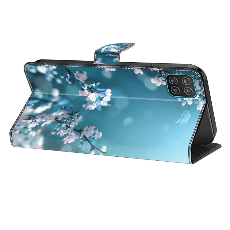 For Xiaomi Redmi 9C Crystal 3D Shockproof Protective Leather Phone Case(Plum Flower) - Xiaomi Cases by buy2fix | Online Shopping UK | buy2fix