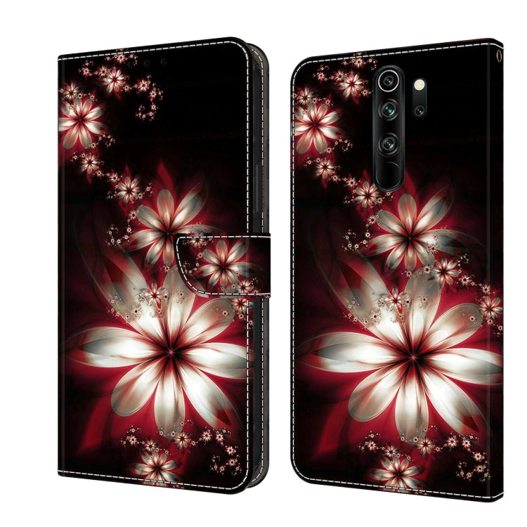 For Xiaomi Redmi Note 8 Pro Crystal 3D Shockproof Protective Leather Phone Case(Fantastic Flower) - Xiaomi Cases by buy2fix | Online Shopping UK | buy2fix