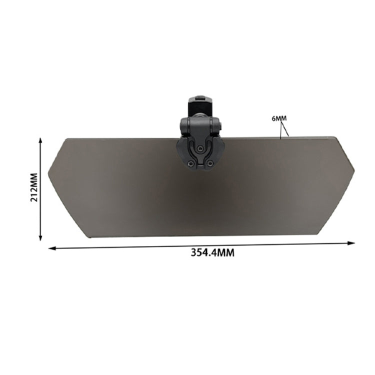 SF-1022 Universal Round Tube 1.5-2 Inch UTV Sun Visor Sunshade - Interior Mirrors by buy2fix | Online Shopping UK | buy2fix