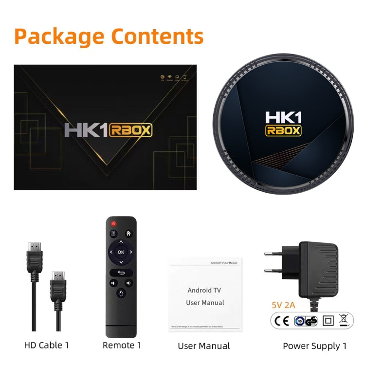 HK1RBOX H8-H618 Android 12.0 Allwinner H618 Quad Core Smart TV Box, Memory:4GB+32GB(UK Plug) - Allwinner H6 by buy2fix | Online Shopping UK | buy2fix